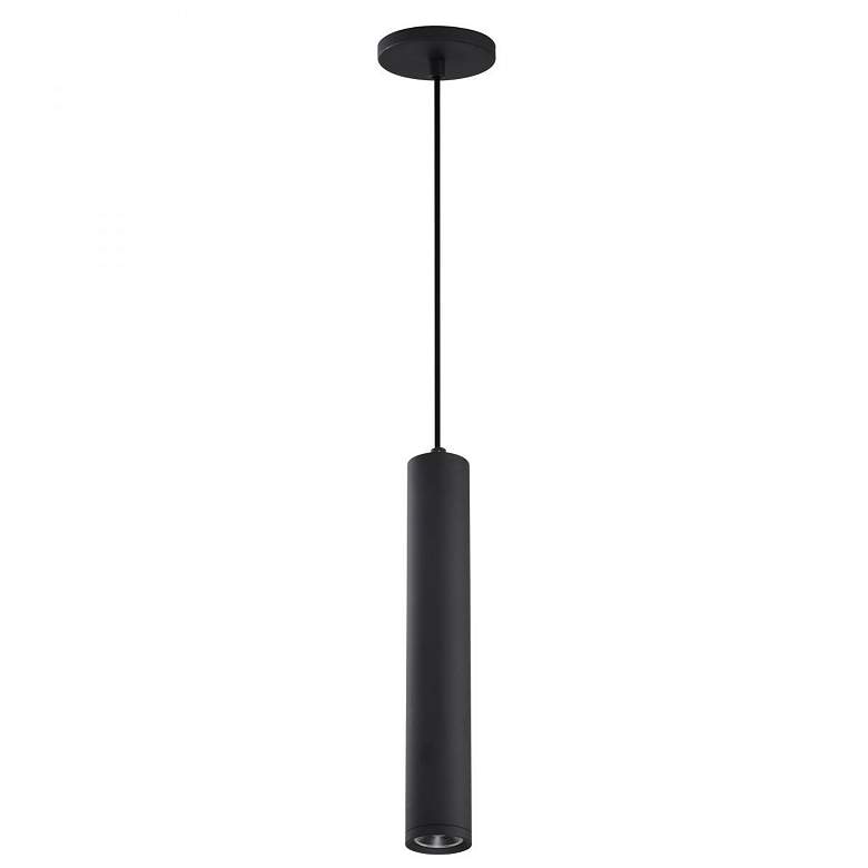 Image 4 Nuvo Century 2 1/2" Wide Matte Black LED Pendant more views