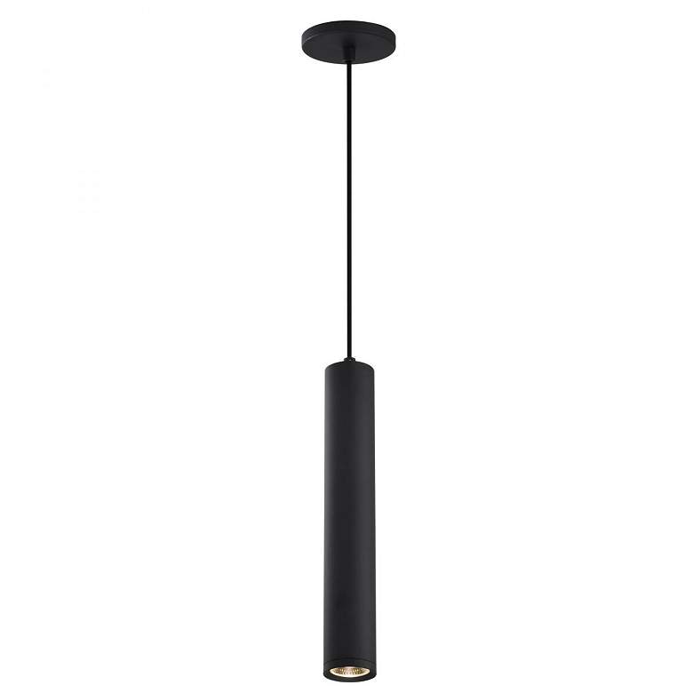 Image 5 Nuvo Century 2 1/2" Wide Matte Black LED Pendant more views