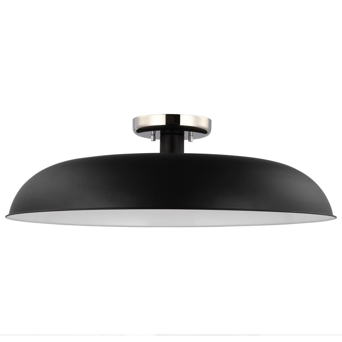 Image 4 Nuvo Colony 24" Wide Matte Black/Nickel 1 Light Large Ceiling Light more views