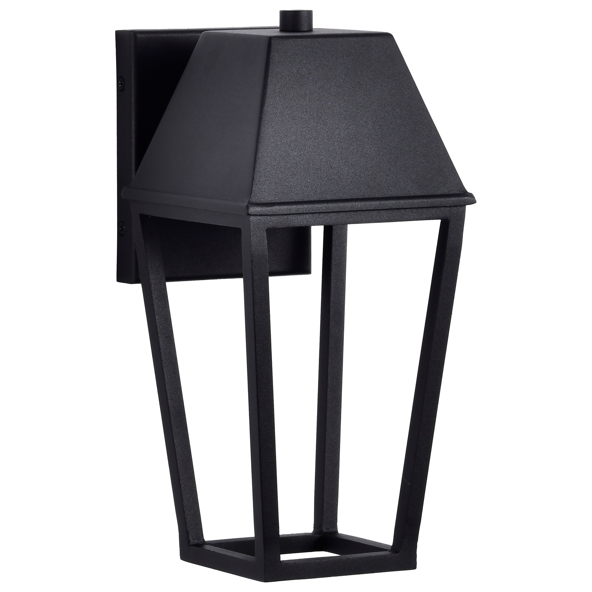 Image 5 Nuvo Colt 11 3/4" High Matte Black LED Small Outdoor Lantern more views