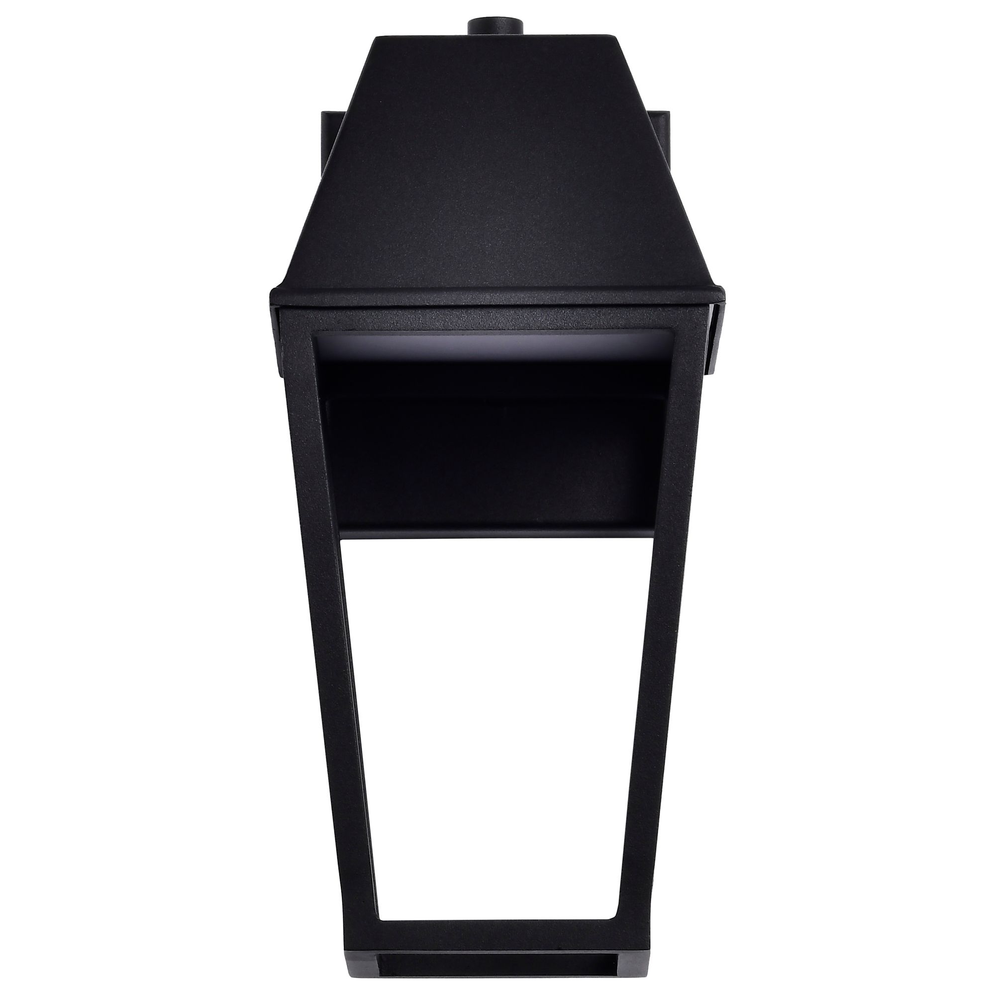Image 7 Nuvo Colt 11 3/4" High Matte Black LED Small Outdoor Lantern more views
