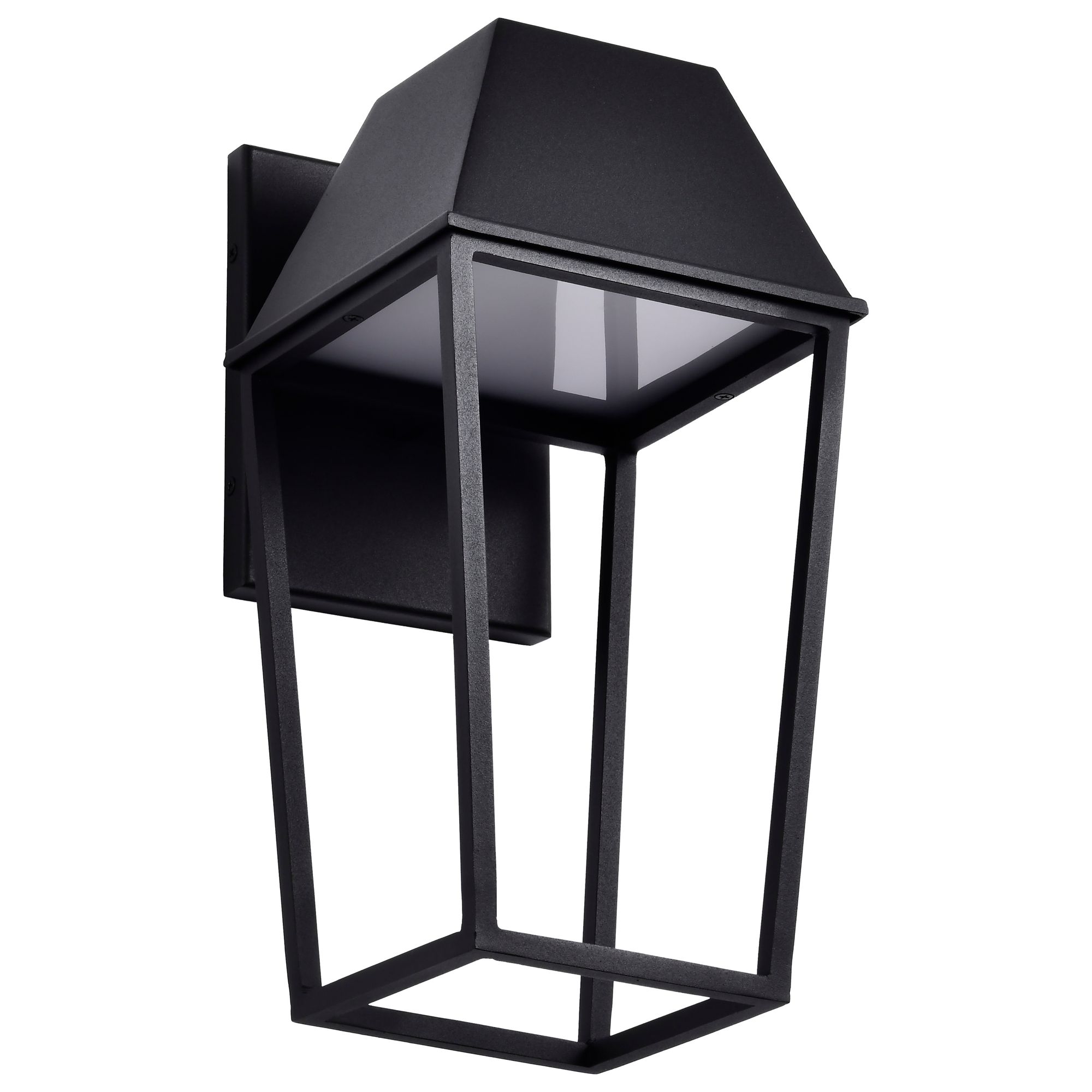 Image 3 Nuvo Colt 15 1/2" High Matte Black LED Medium Outdoor Lantern more views