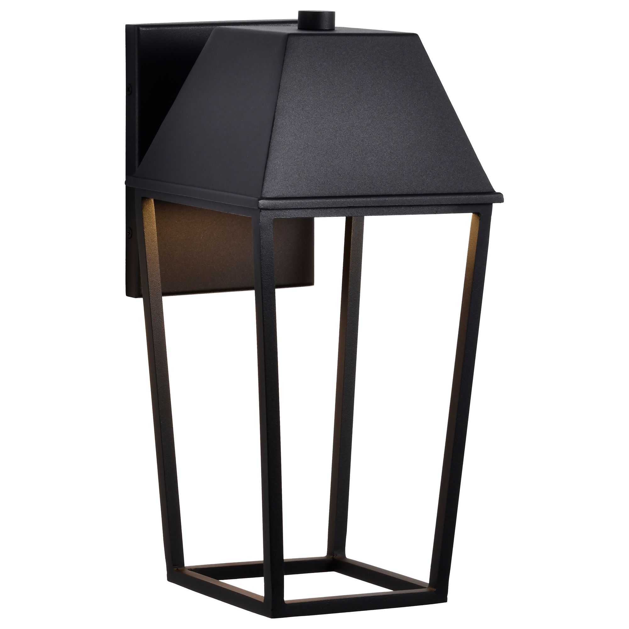 Image 6 Nuvo Colt 15 1/2" High Matte Black LED Medium Outdoor Lantern more views