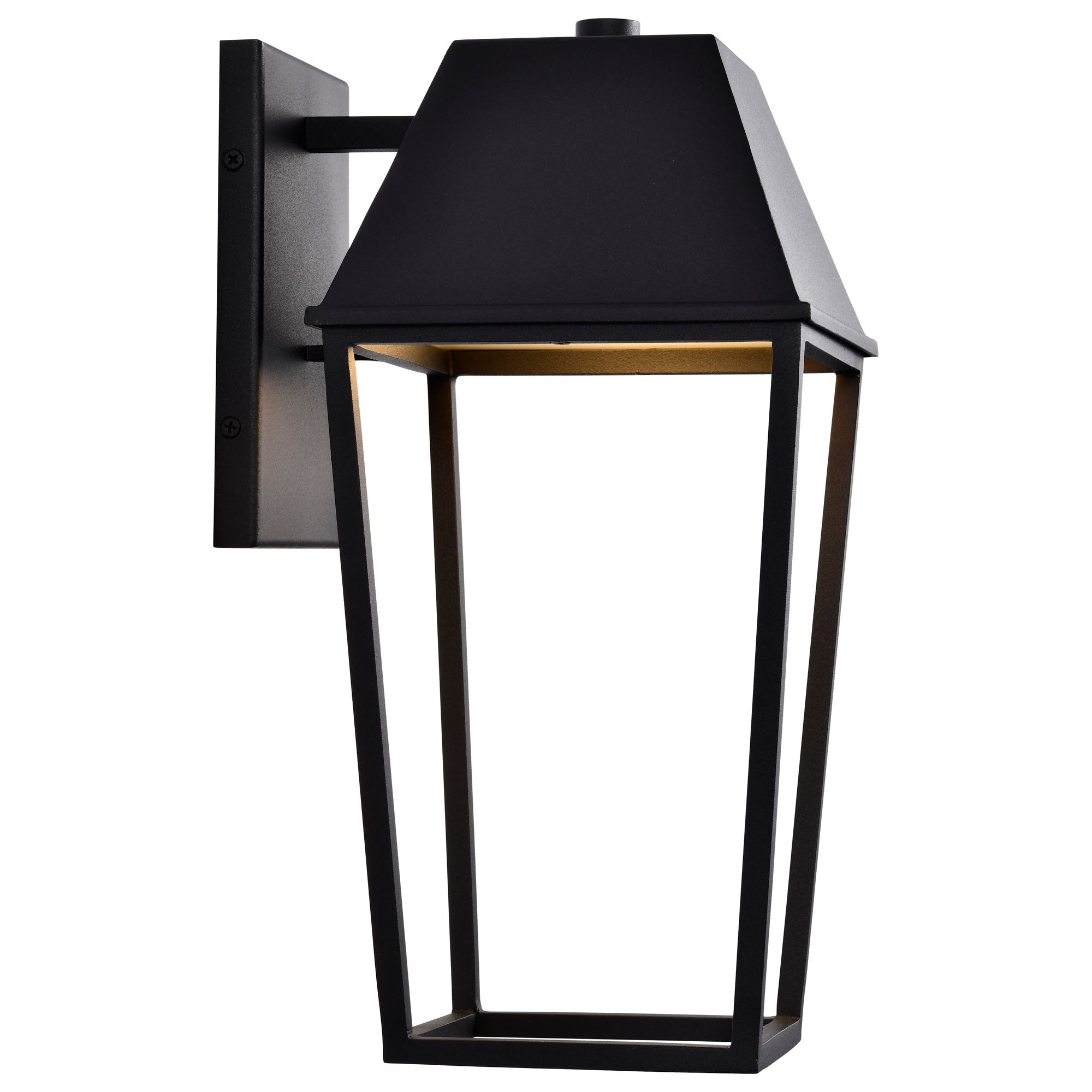 Nuvo Colt 15 1/2" High Matte Black LED Medium Outdoor Lantern