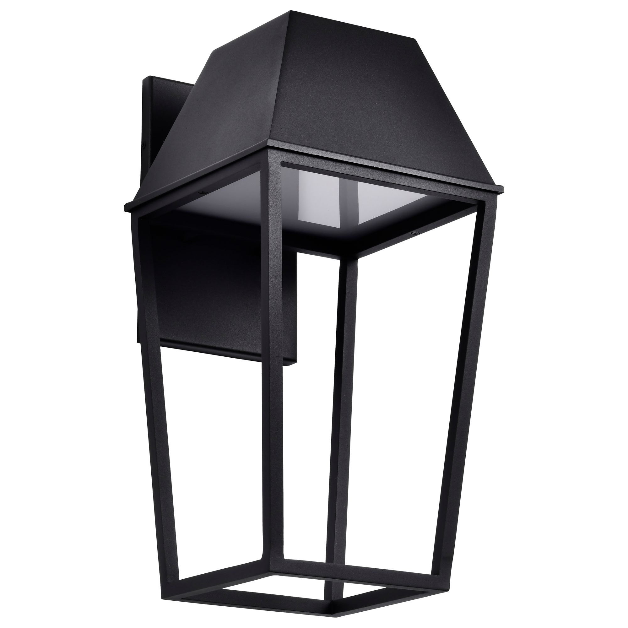 Image 3 Nuvo Colt 20" High Matte Black LED Large Outdoor Lantern more views