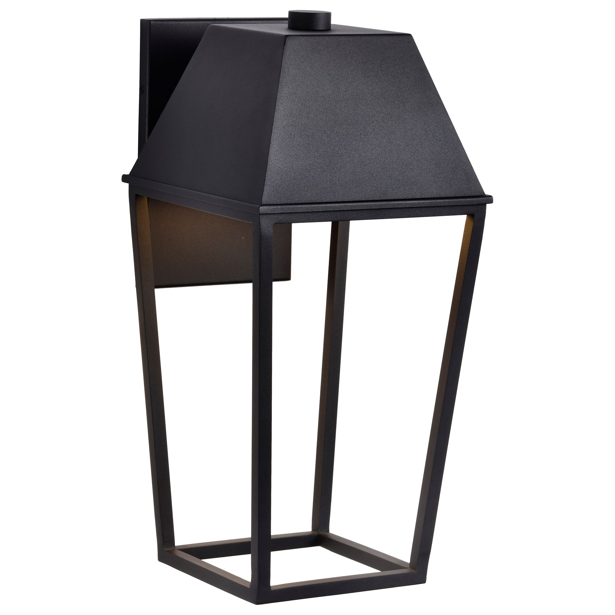 Image 6 Nuvo Colt 20" High Matte Black LED Large Outdoor Lantern more views