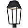 Nuvo Colt 20" High Matte Black LED Outdoor Post Lantern