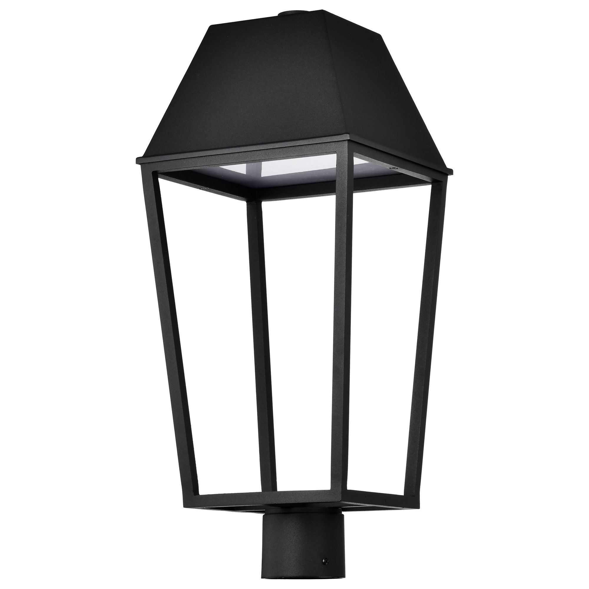Image 2 Nuvo Colt 20" High Matte Black LED Outdoor Post Lantern more views