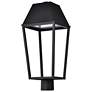 2_Nuvo Colt 20" High Matte Black LED Outdoor Post Lantern more views