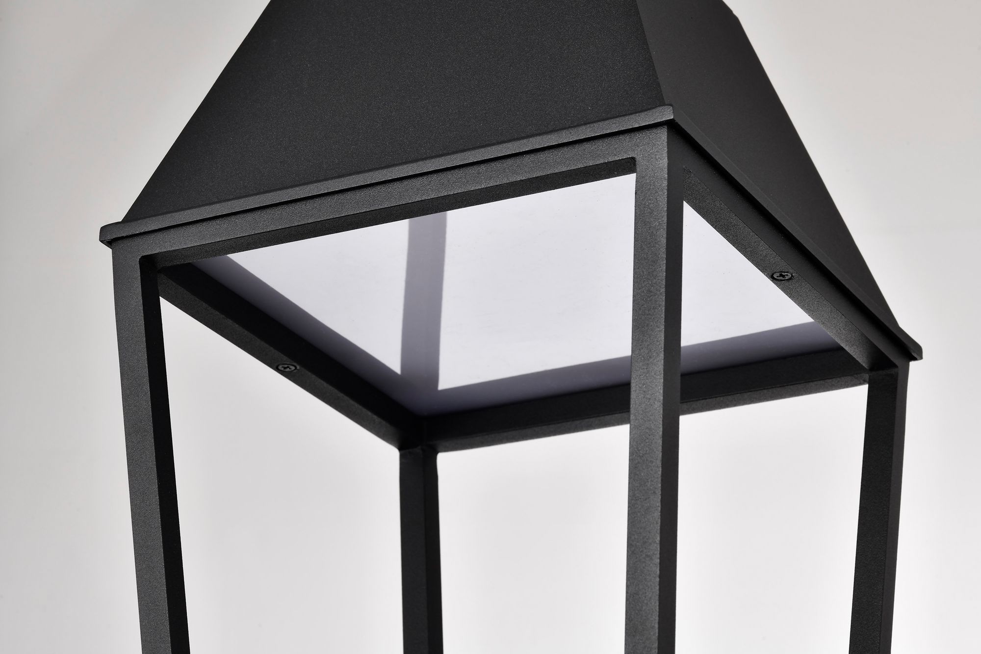 Nuvo Colt 20" High Matte Black LED Outdoor Post Lantern