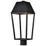 4_Nuvo Colt 20" High Matte Black LED Outdoor Post Lantern more views