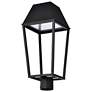 5_Nuvo Colt 20" High Matte Black LED Outdoor Post Lantern more views