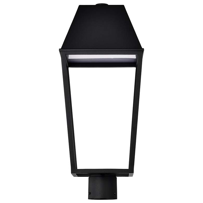 Image 7 Nuvo Colt 20" High Matte Black LED Outdoor Post Lantern more views