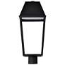 7_Nuvo Colt 20" High Matte Black LED Outdoor Post Lantern more views