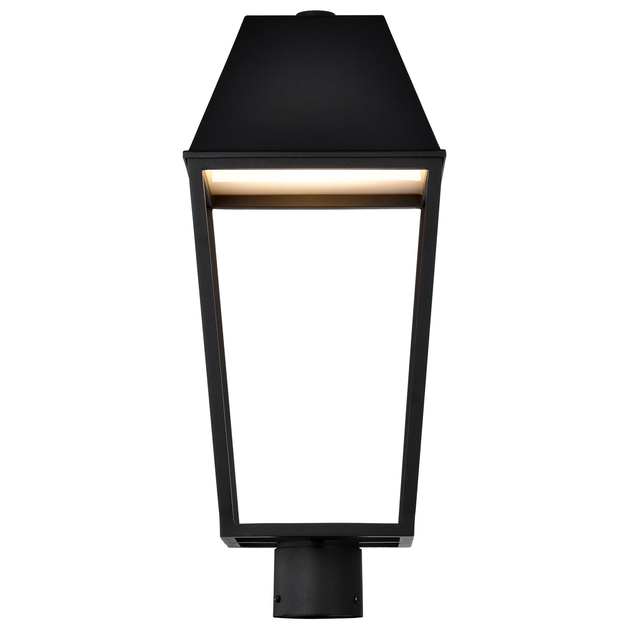 Nuvo Colt 20" High Matte Black LED Outdoor Post Lantern