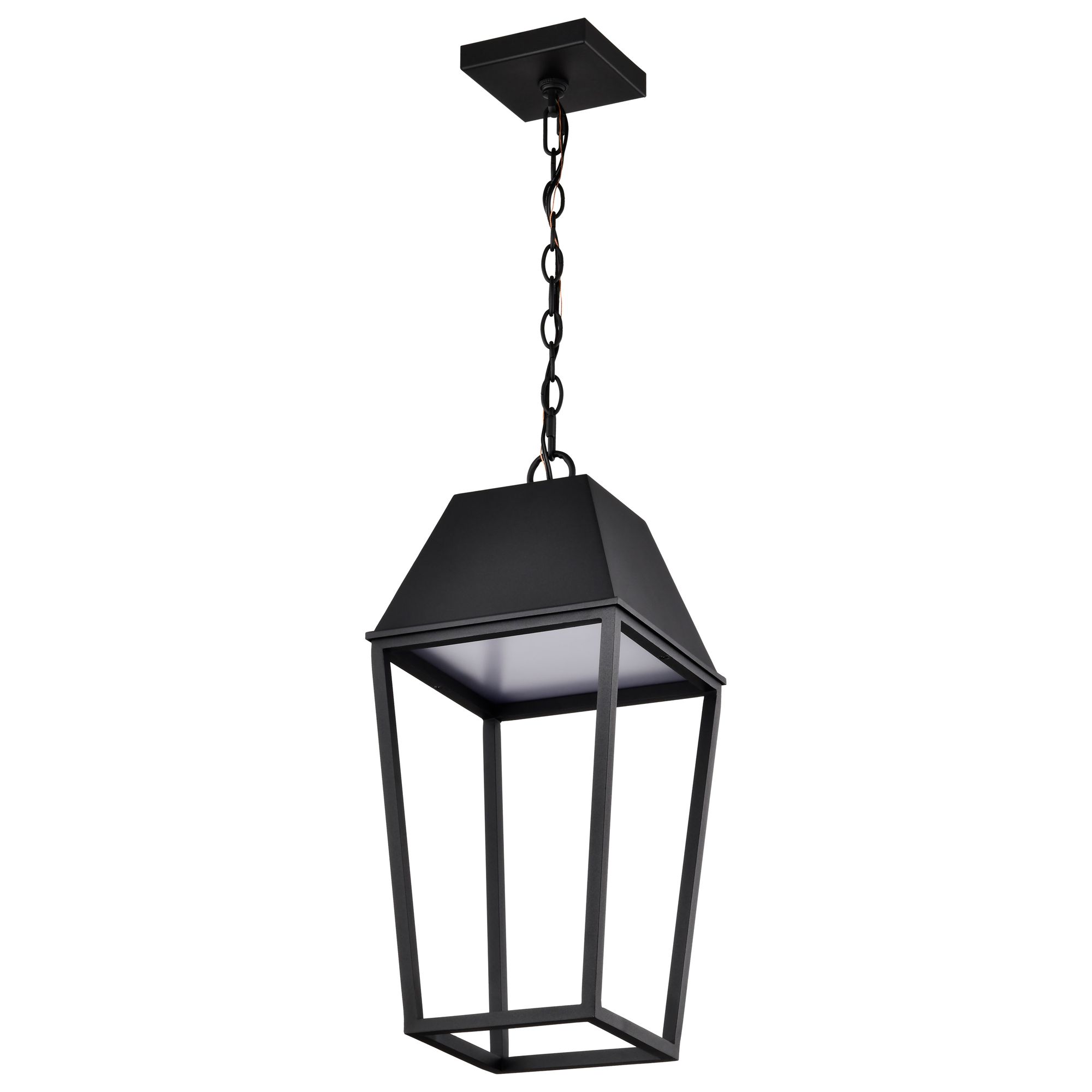 Image 5 Nuvo Colt 21 1/2" High Matte Black LED Hanging Pendant more views