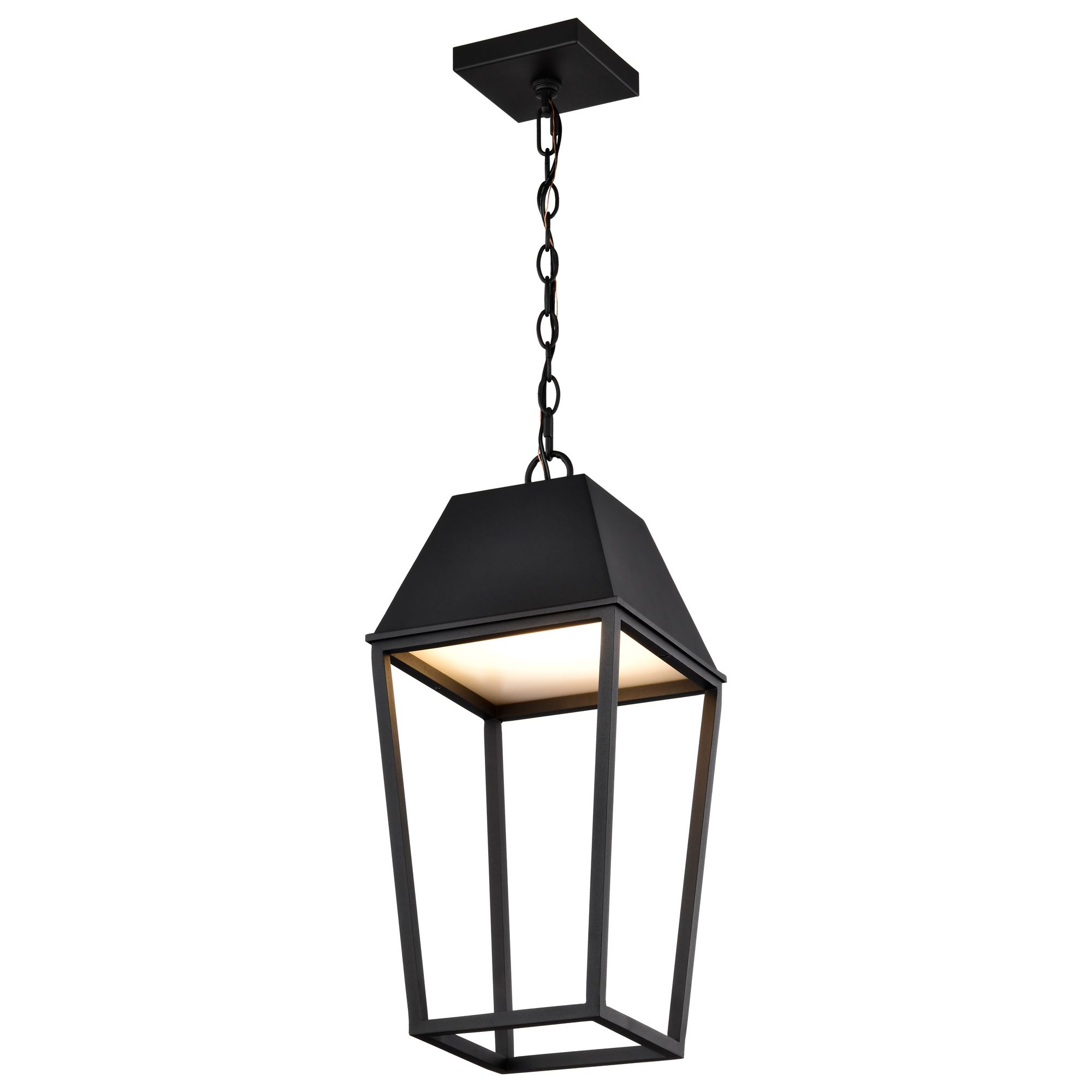 Image 6 Nuvo Colt 21 1/2" High Matte Black LED Hanging Pendant more views