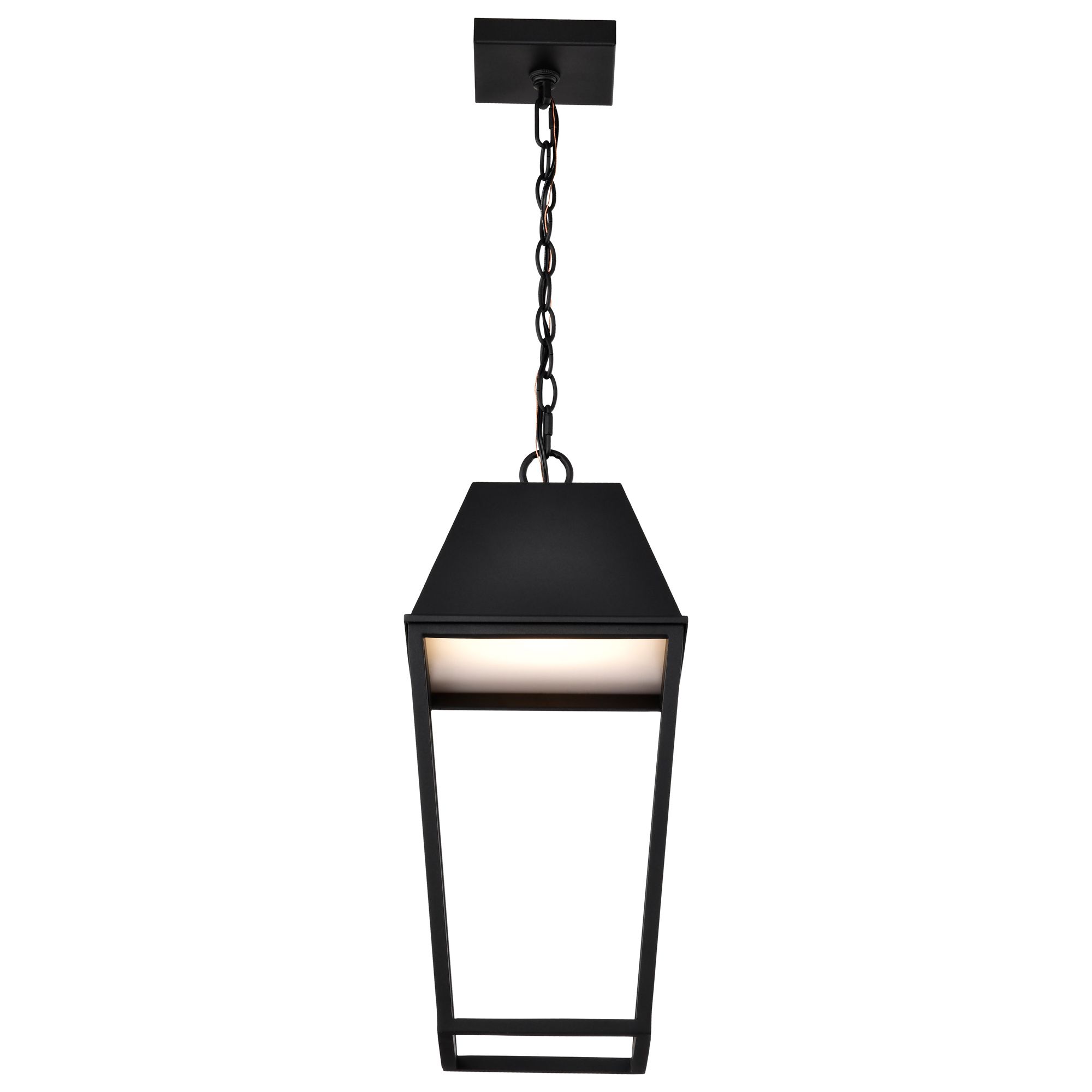 Nuvo Colt 21 1/2" High Matte Black LED Hanging Pendant