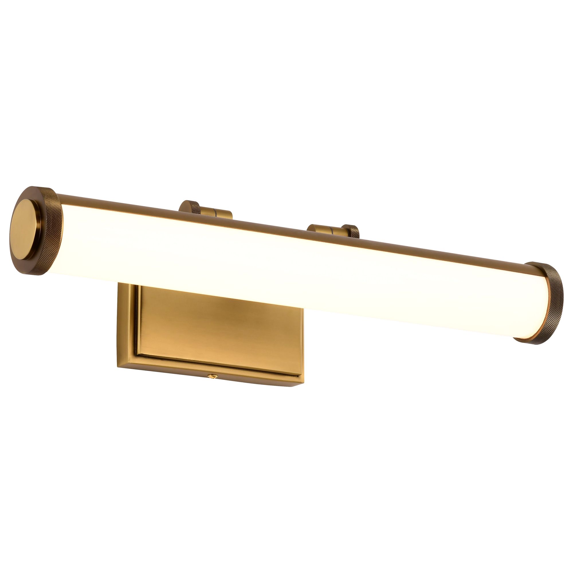 Image 6 Nuvo Cora 18" Wide Vintage Brass LED Vanity - 3 CCT Selectable more views