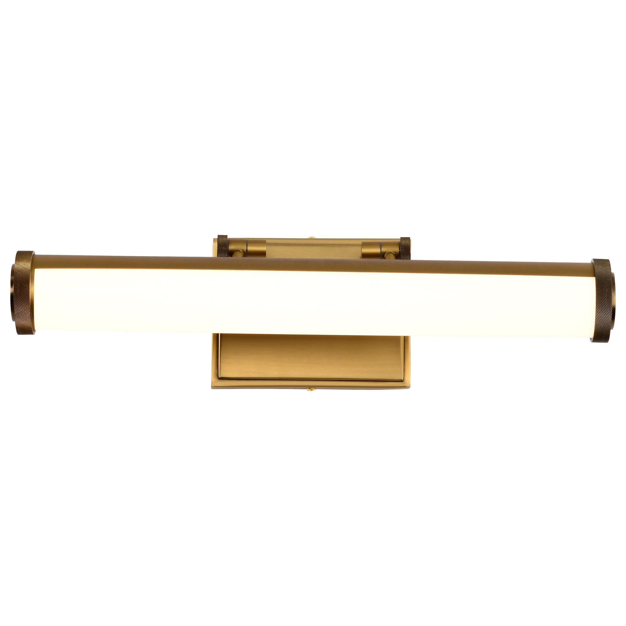 Nuvo Cora 18" Wide Vintage Brass LED Vanity - 3 CCT Selectable