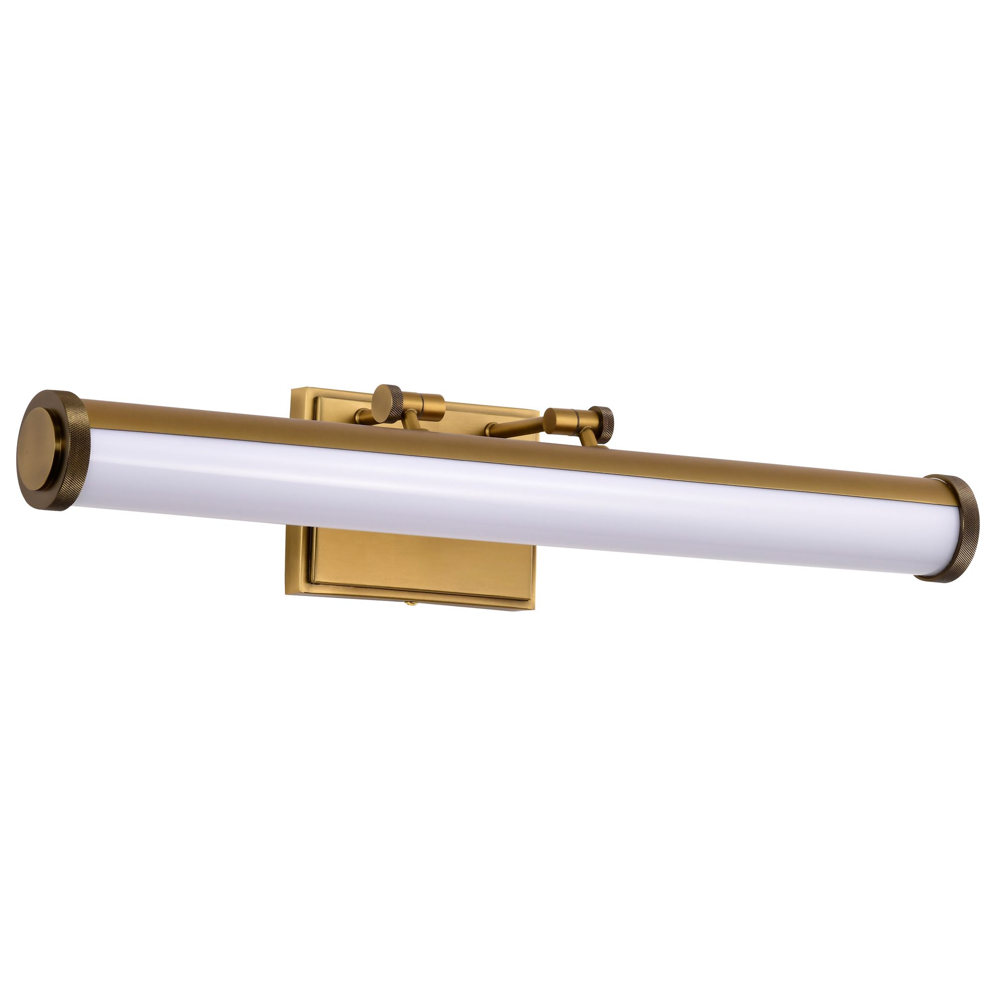 Image 2 Nuvo Cora 24" Wide Vintage Brass LED Vanity - 3 CCT Selectable more views