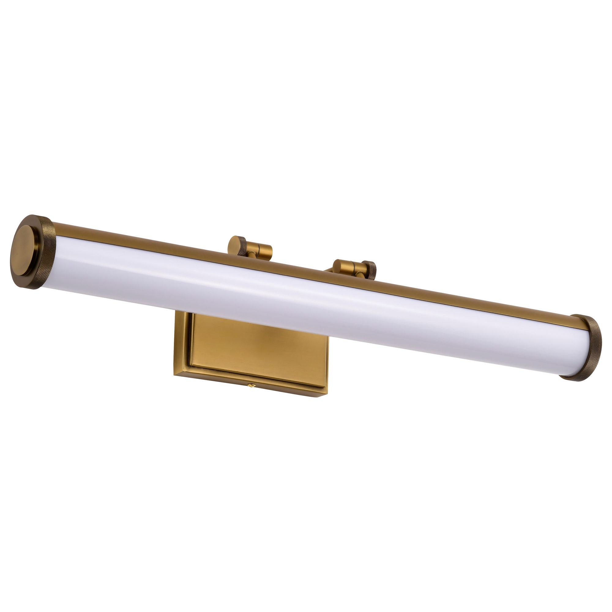 Image 3 Nuvo Cora 24" Wide Vintage Brass LED Vanity - 3 CCT Selectable more views