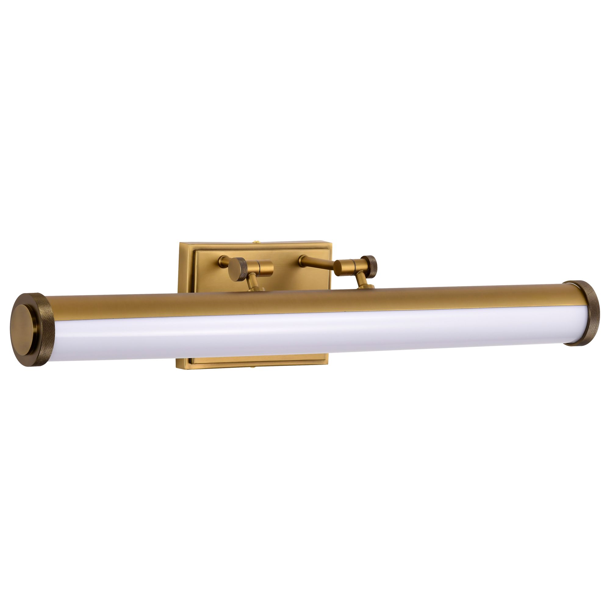 Image 5 Nuvo Cora 24" Wide Vintage Brass LED Vanity - 3 CCT Selectable more views