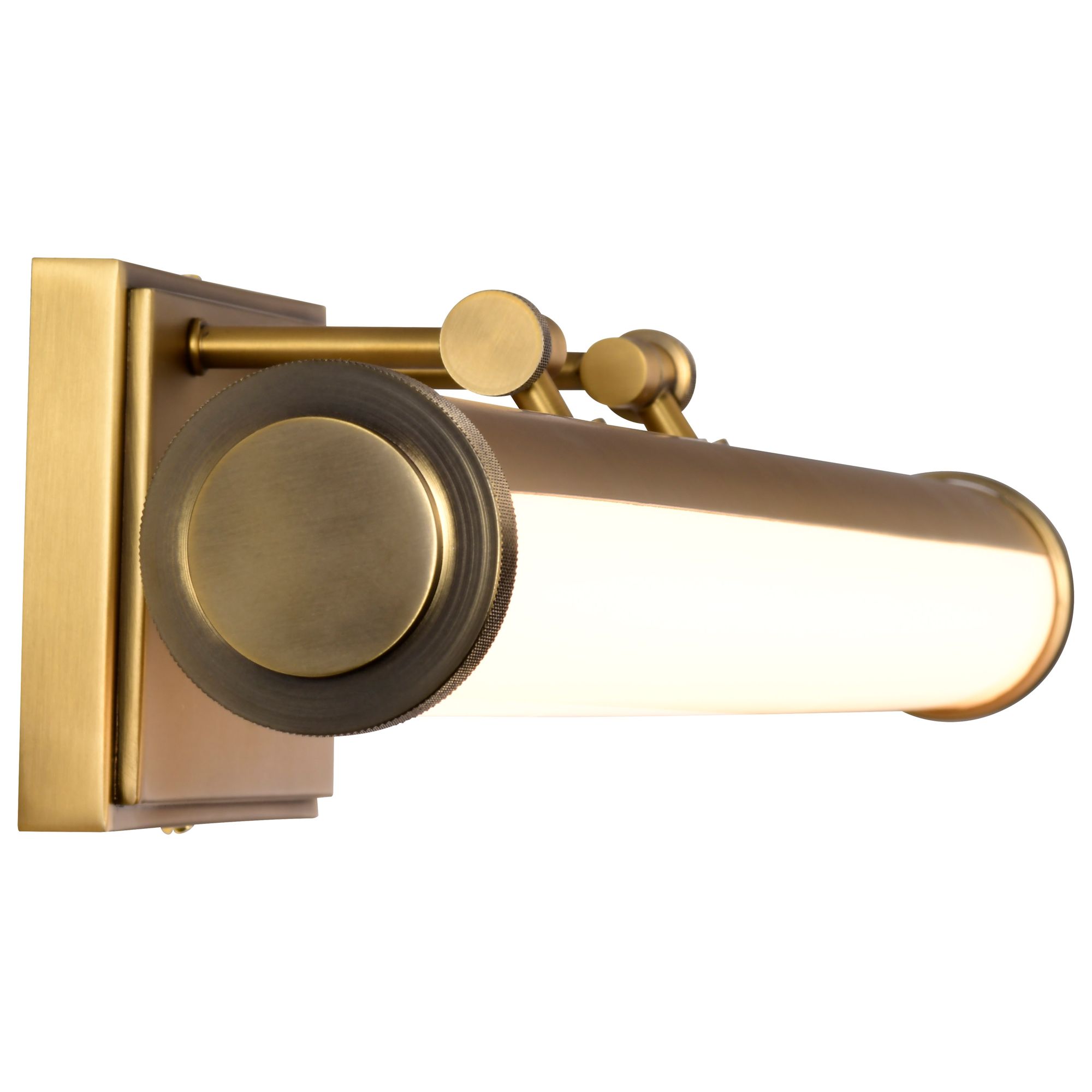 Nuvo Cora 24" Wide Vintage Brass LED Vanity - 3 CCT Selectable