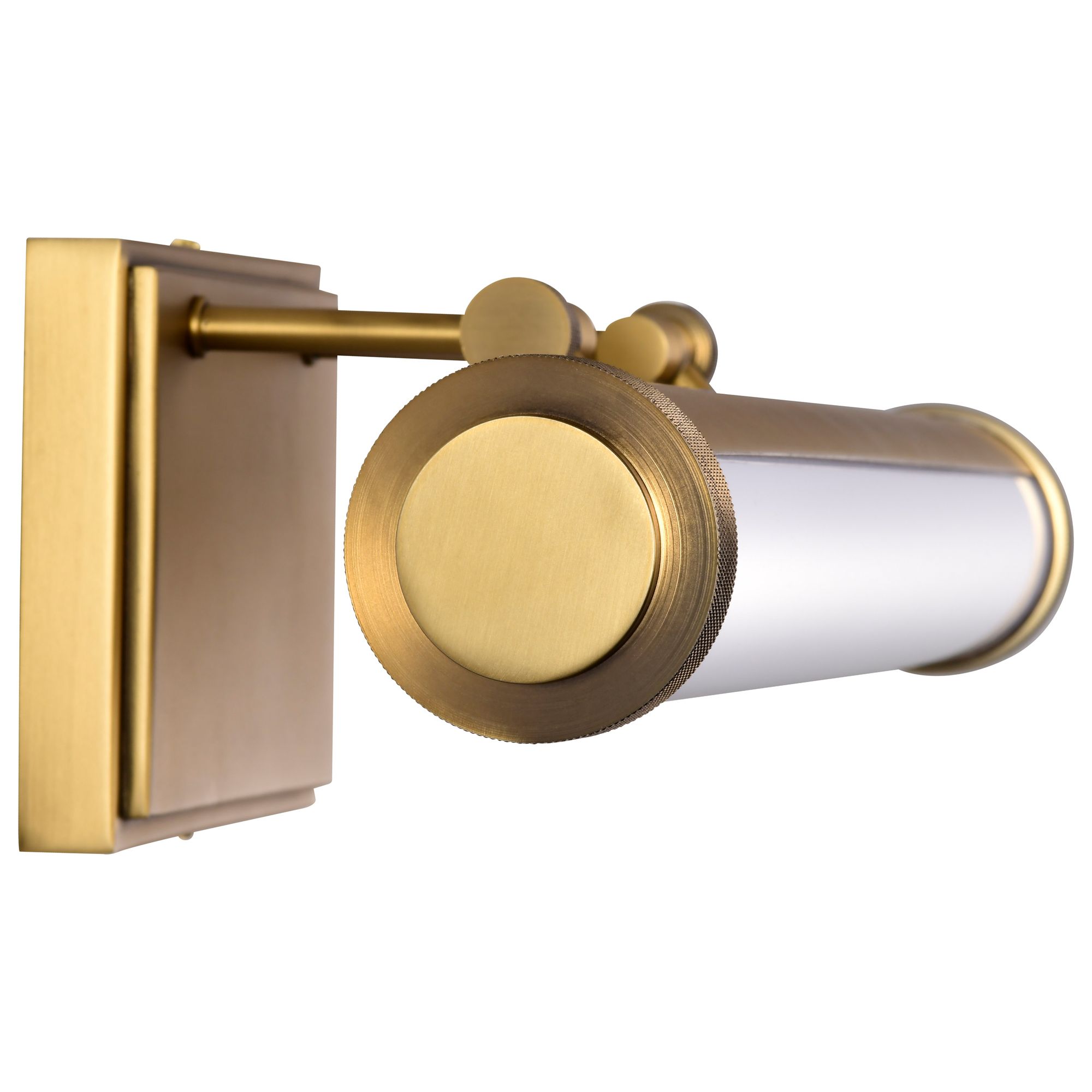 Nuvo Cora 36" Wide Vintage Brass LED Vanity - 3 CCT Selectable