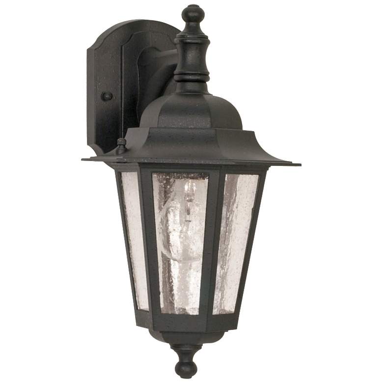 Image 1 Nuvo Cornerstone 13" High 1-Light Traditional Wall Lantern