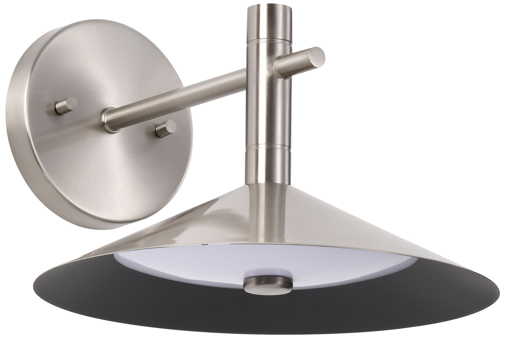 Nuvo Corrine 10" Brushed Nickel LED Wall Sconce 3 CCT Selectable
