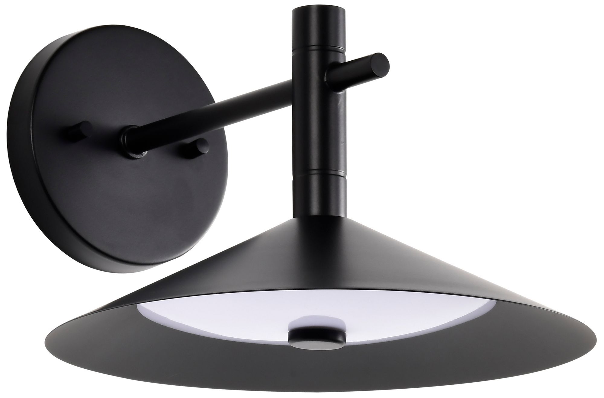 Nuvo Corrine 10" Matte Black LED Wall Sconce 3 CCT Selectable