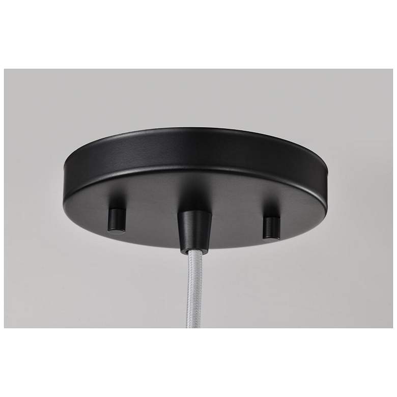 Image 7 Nuvo Corrine 18" Wide Matte Black LED Pendant more views