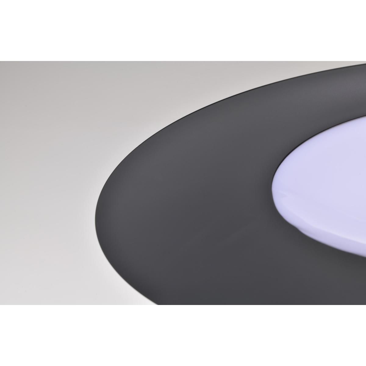 Nuvo Corrine 18" Wide Matte Black LED Pendant