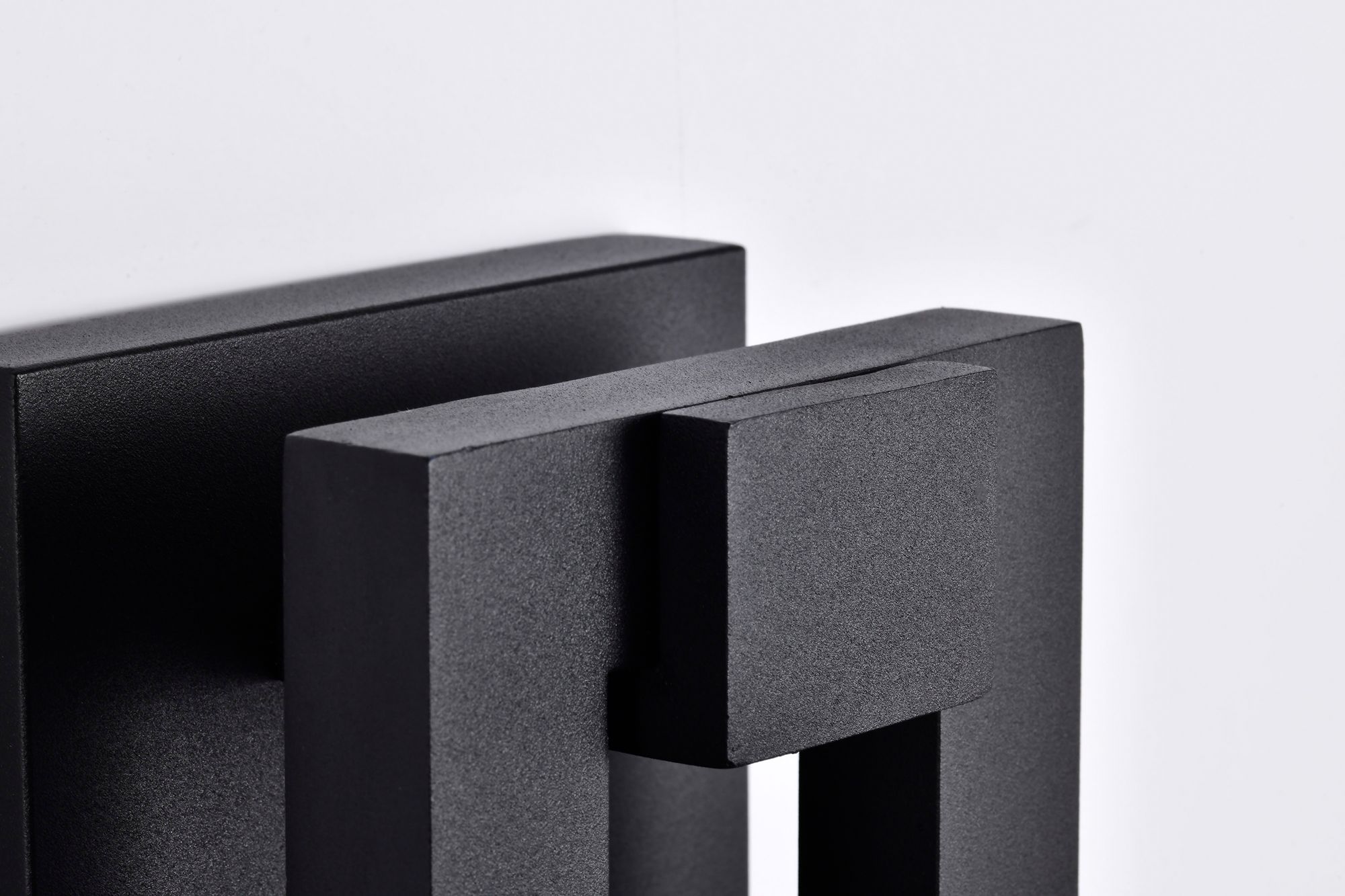 Nuvo Crew 15" High Sand Black LED Outdoor Sconce