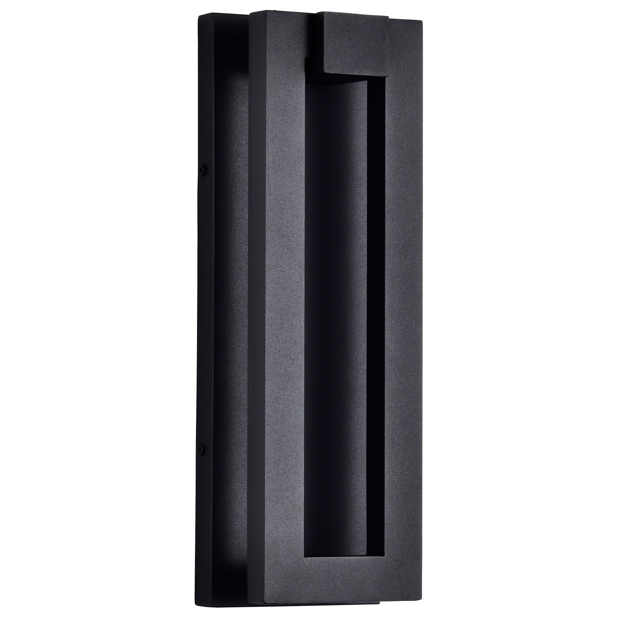Image 3 Nuvo Crew 15" High Sand Black LED Outdoor Sconce more views
