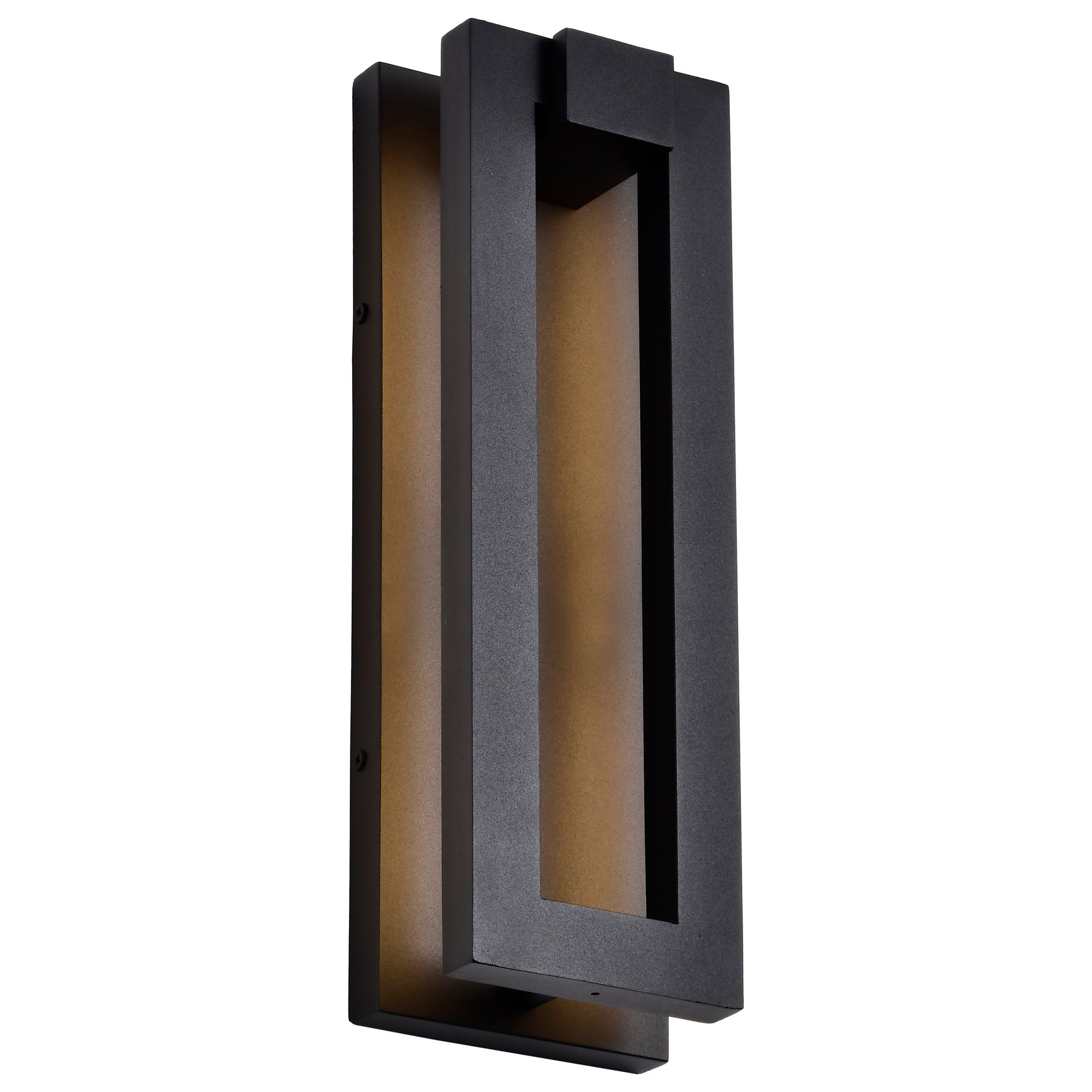 Image 6 Nuvo Crew 15" High Sand Black LED Outdoor Sconce more views