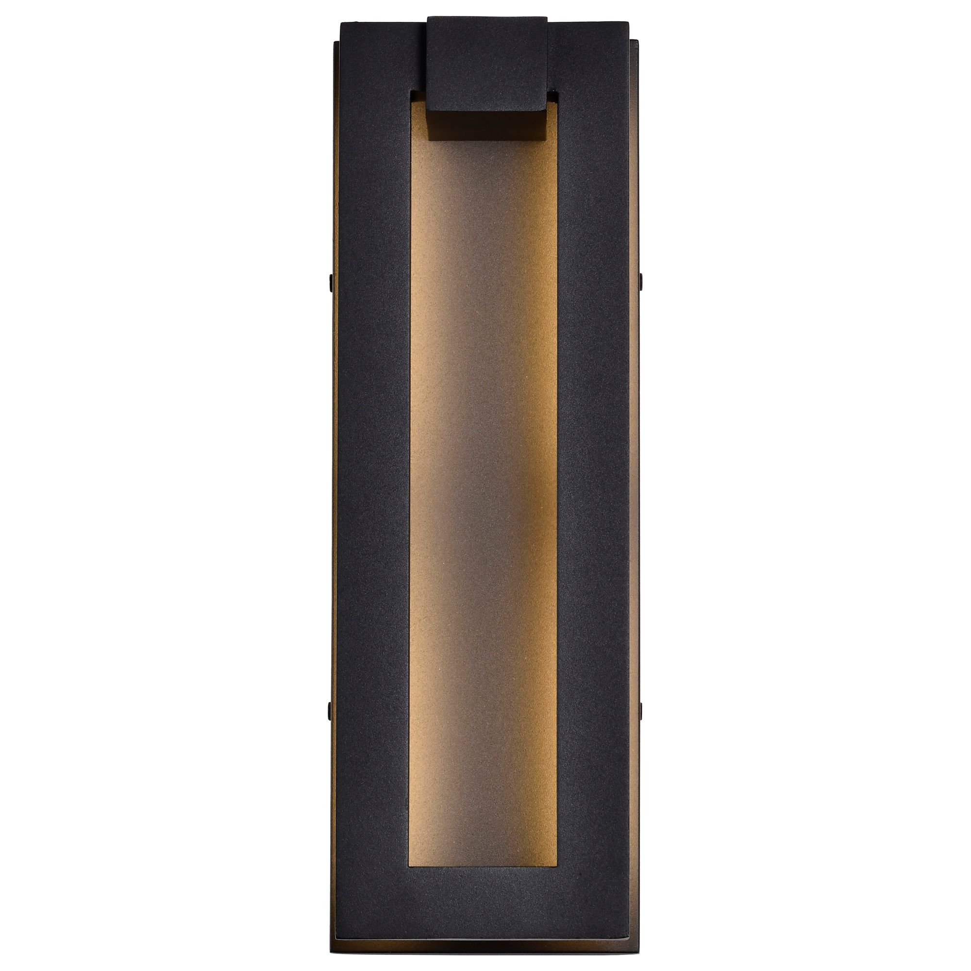 Nuvo Crew 15" High Sand Black LED Outdoor Sconce