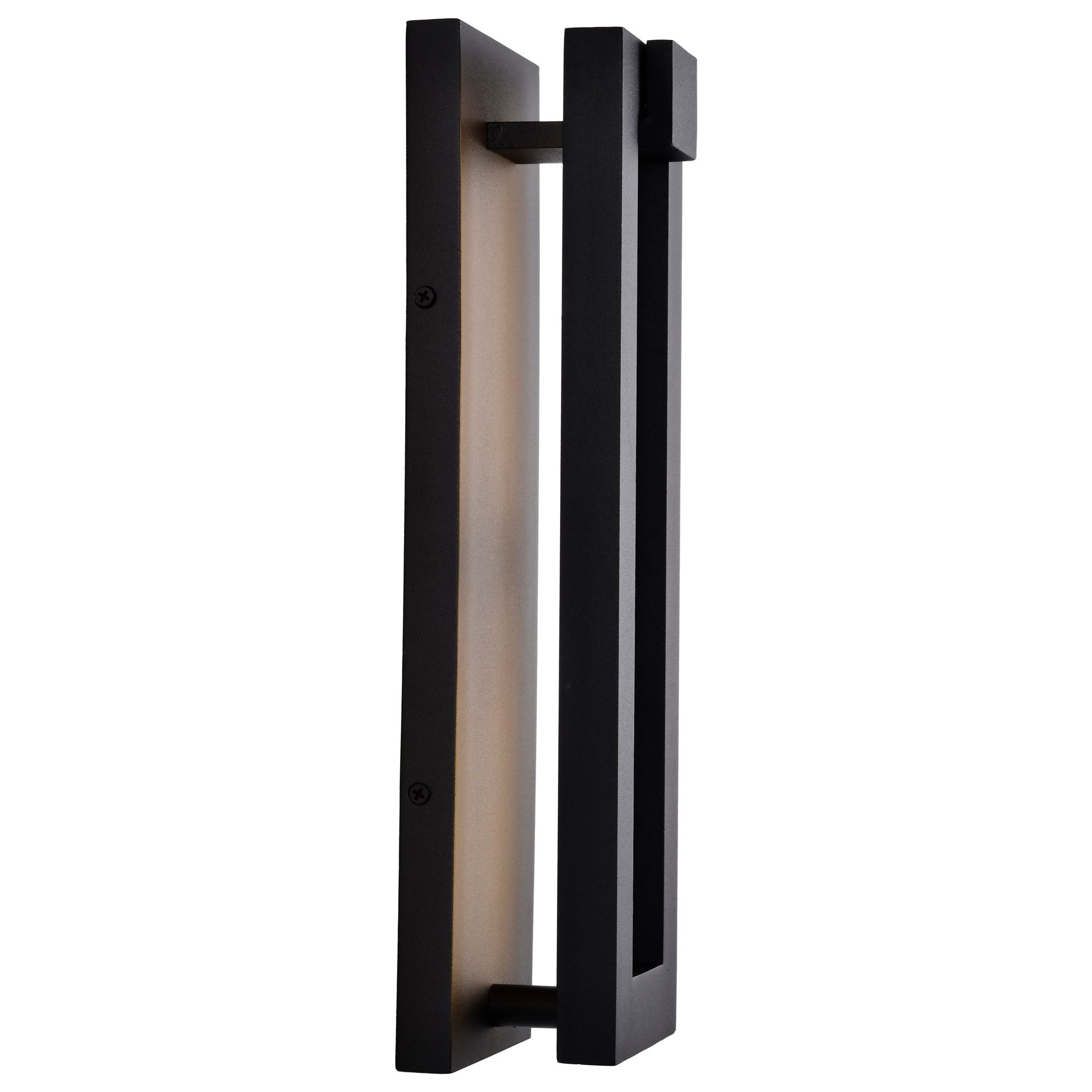 Nuvo Crew 15" High Sand Black LED Outdoor Sconce