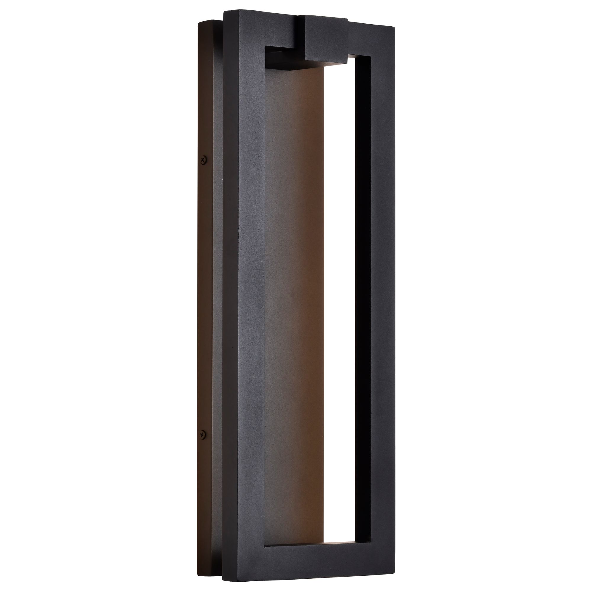 Image 4 Nuvo Crew 19" High Sand Black LED Outdoor Sconce more views