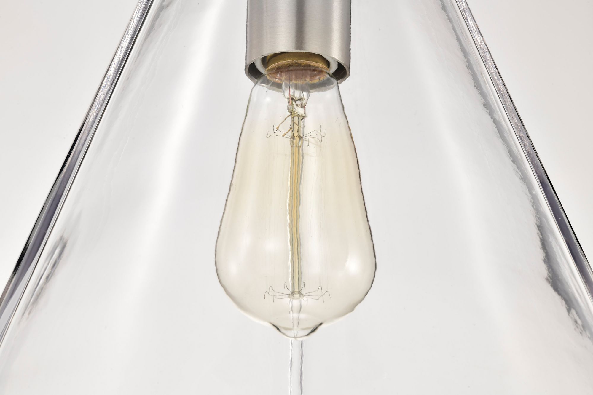 Nuvo Gianna 12" Wide Brushed Nickel 1 Light Medium Pendant