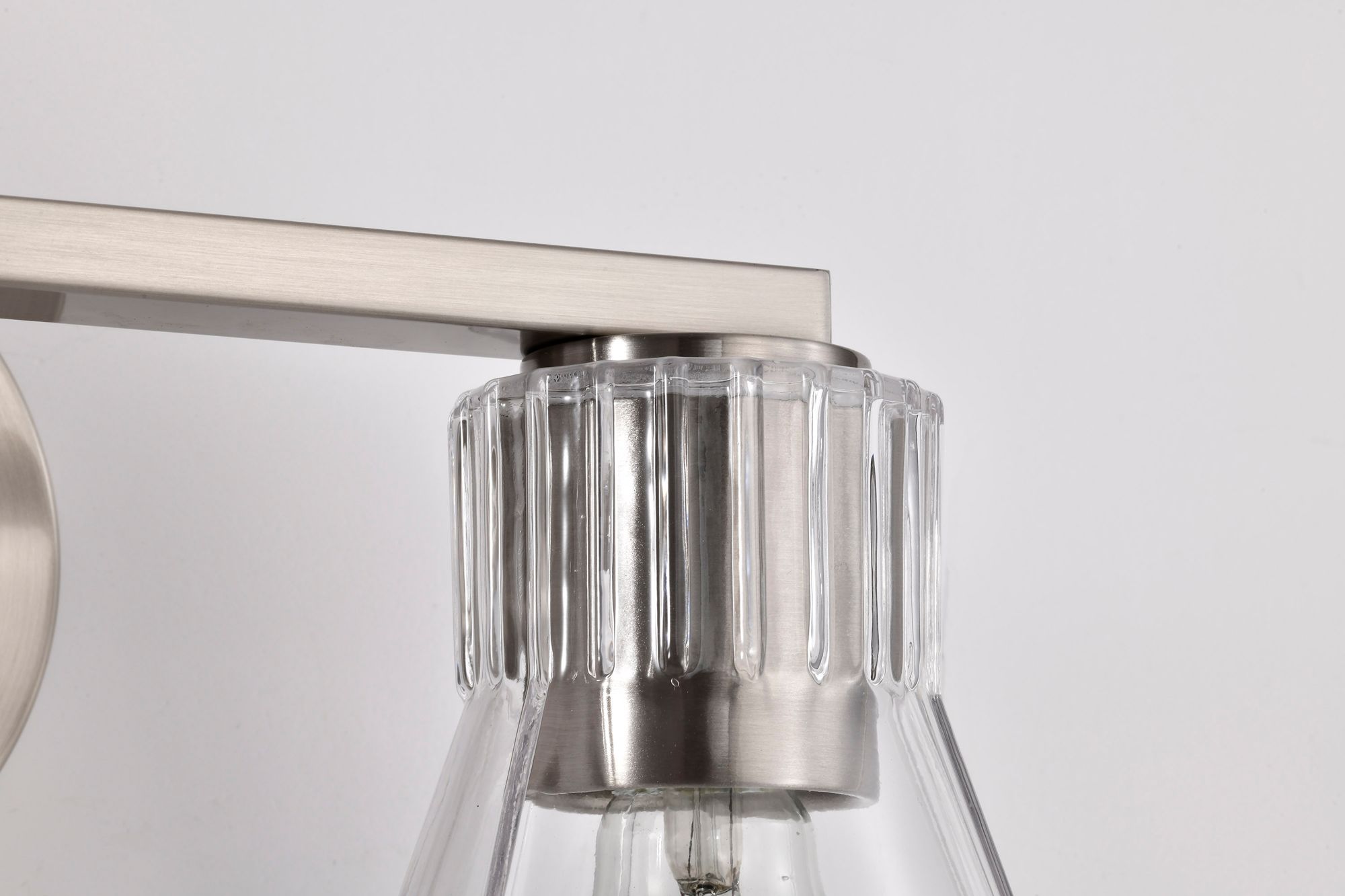 Nuvo Gianna 16" Wide Brushed Nickel 2 Light Vanity