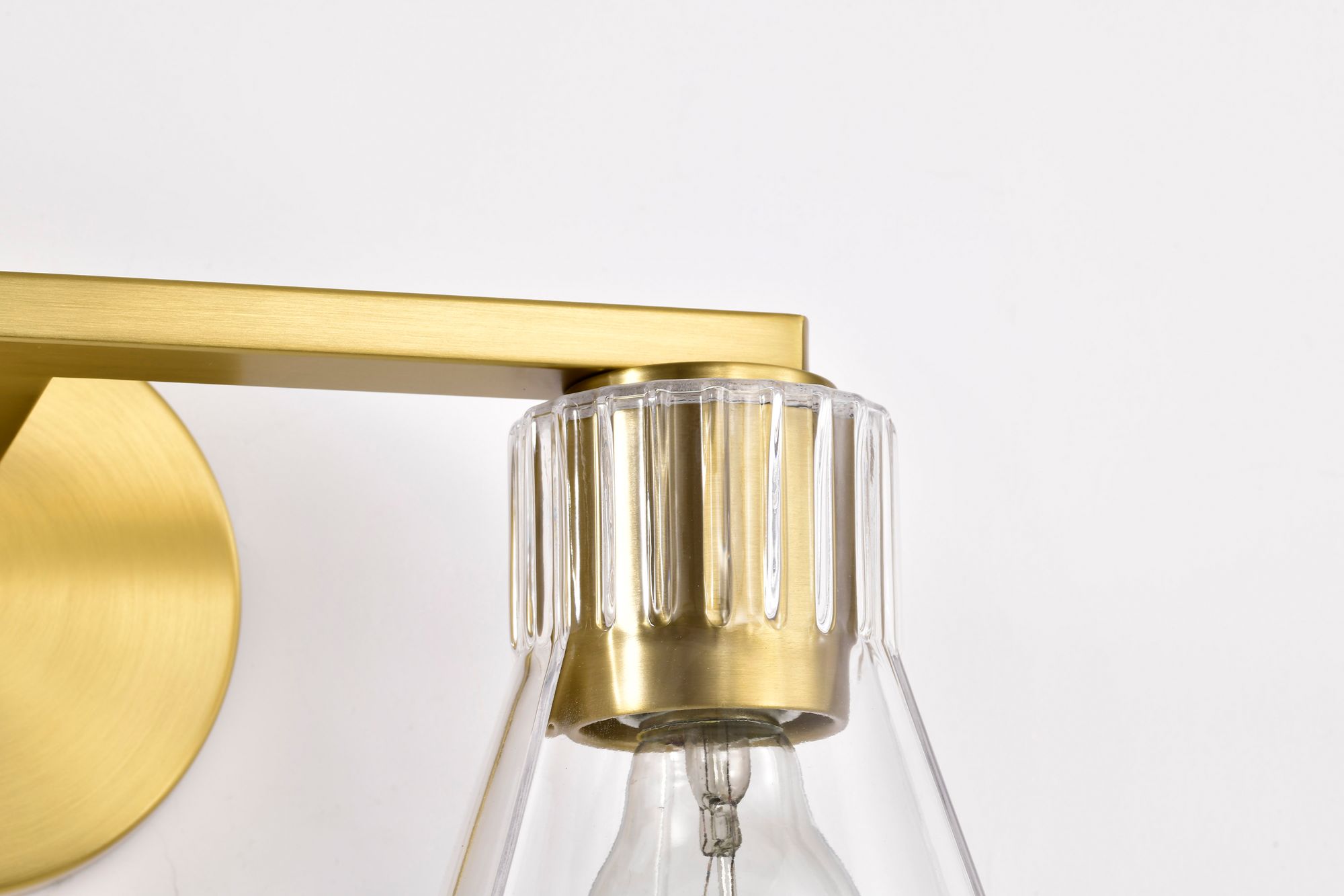 Nuvo Gianna 16" Wide Vintage Brass 2 Light Vanity