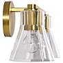 7_Nuvo Gianna 16" Wide Vintage Brass 2 Light Vanity more views