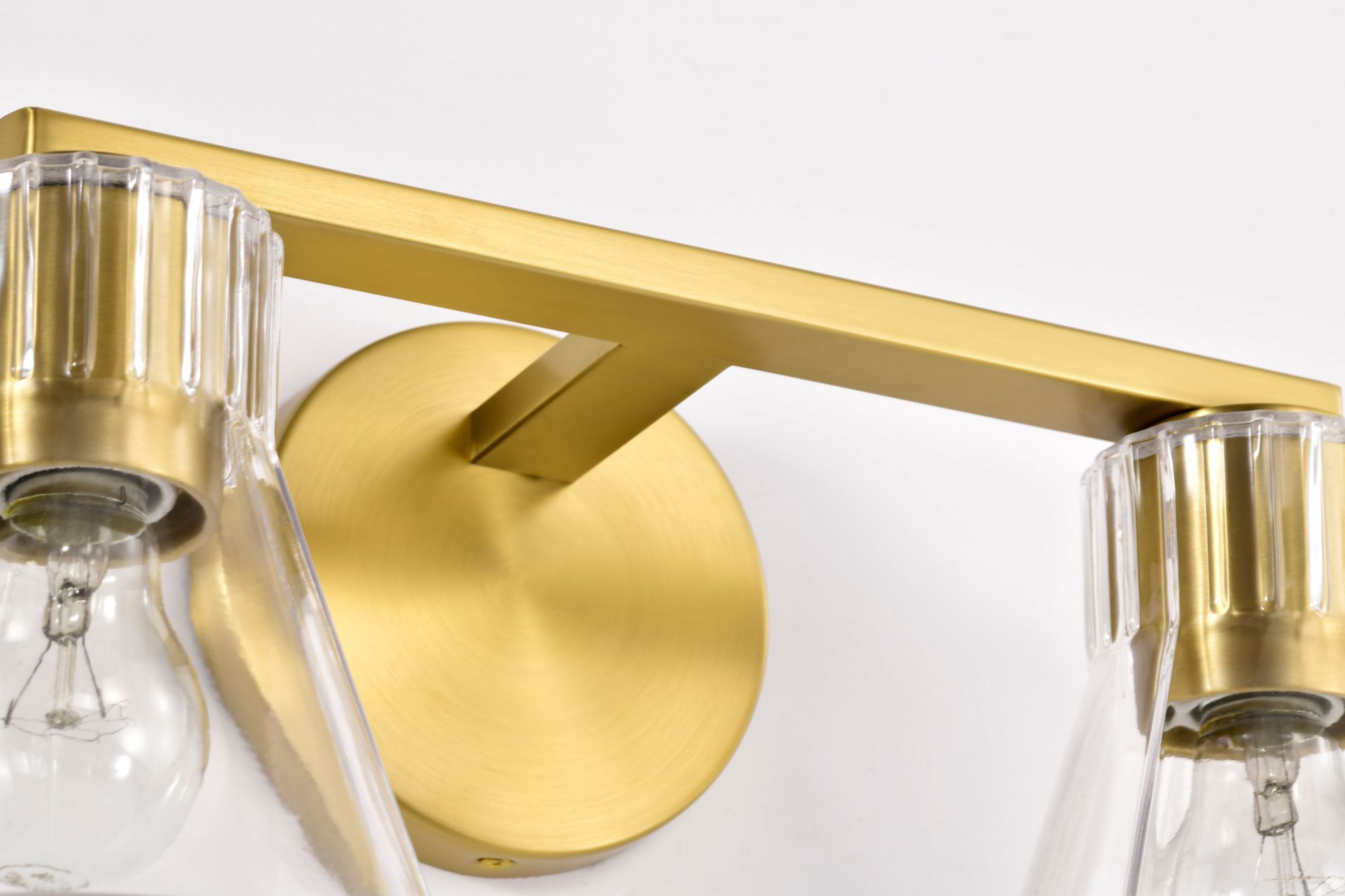 Nuvo Gianna 16" Wide Vintage Brass 2 Light Vanity