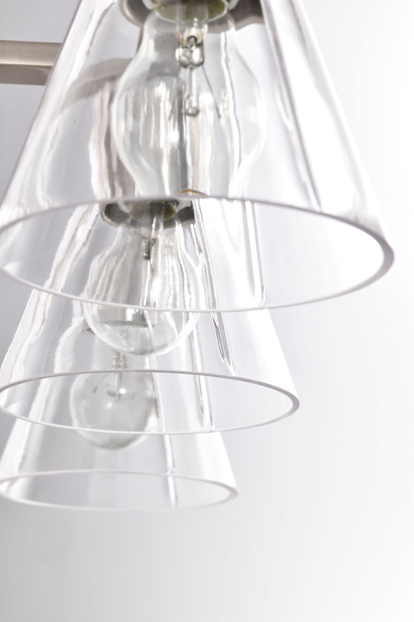 Nuvo Gianna 24" Wide Brushed Nickel 3 Light Vanity