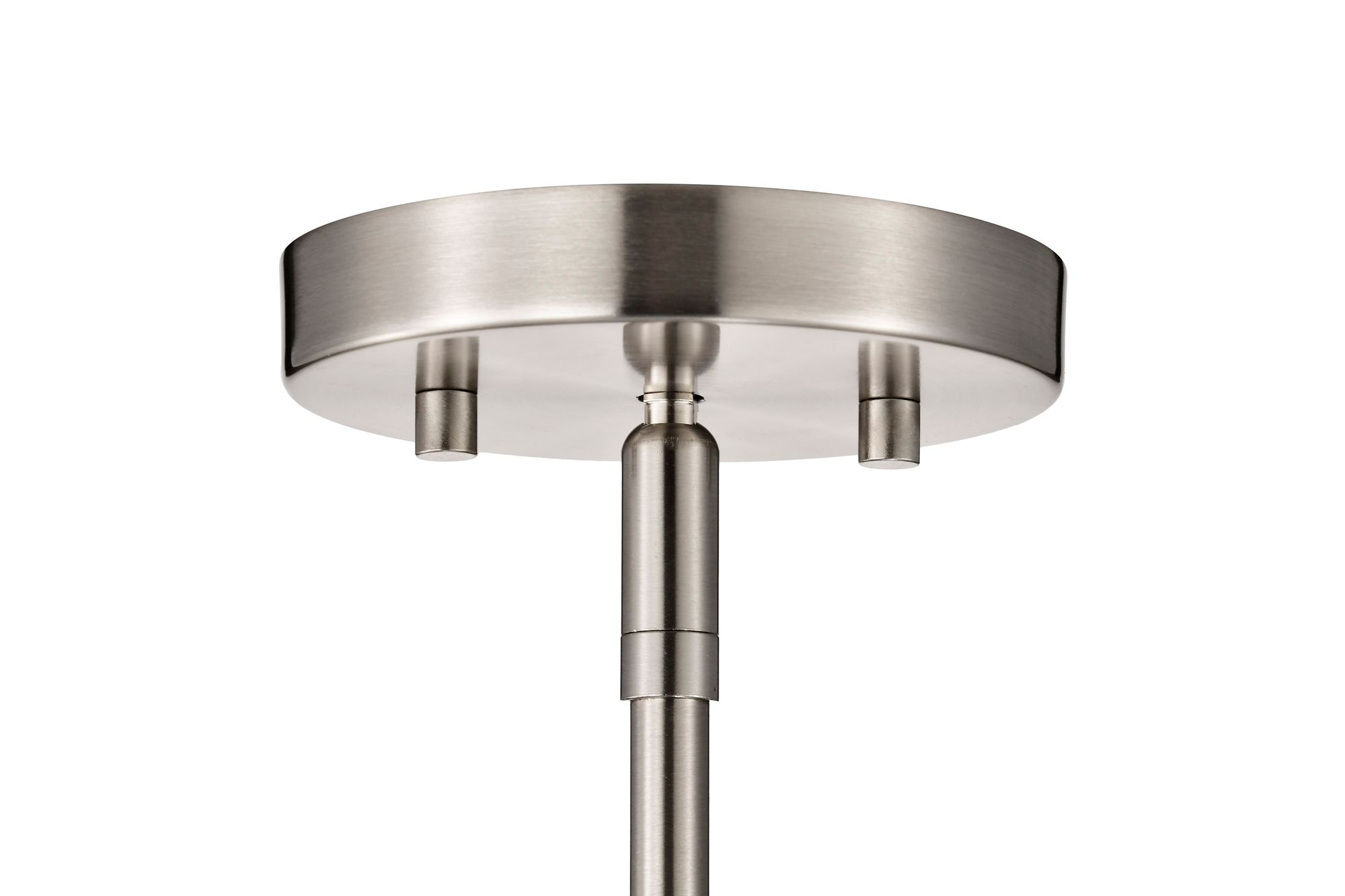 Image 7 Nuvo Gianna 30" Wide Brushed Nickel 6 Light Chandelier more views