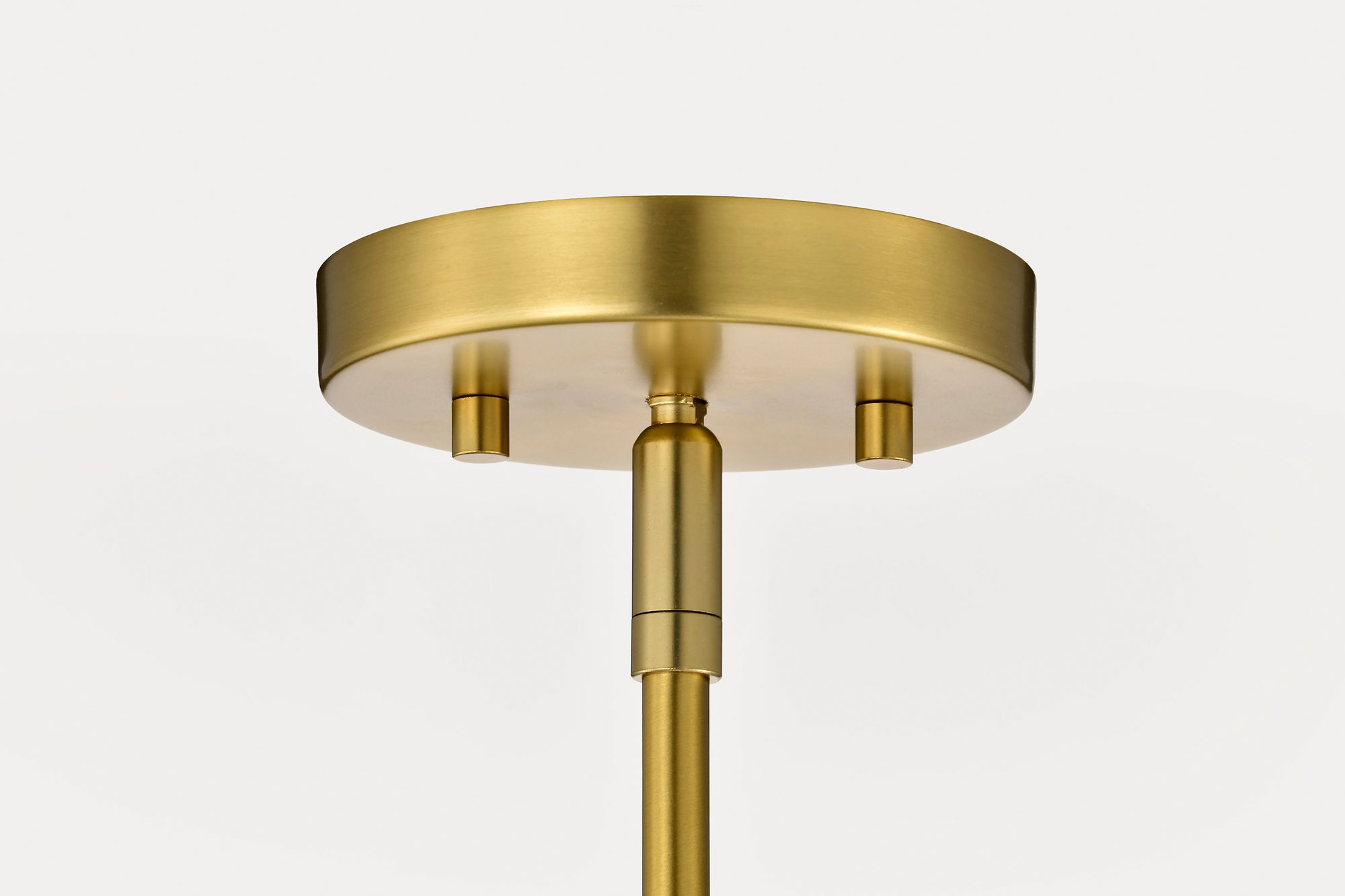 Image 7 Nuvo Gianna 30" Wide Vintage Brass 6 Light Chandelier more views