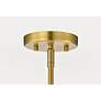 7_Nuvo Gianna 30" Wide Vintage Brass 6 Light Chandelier more views