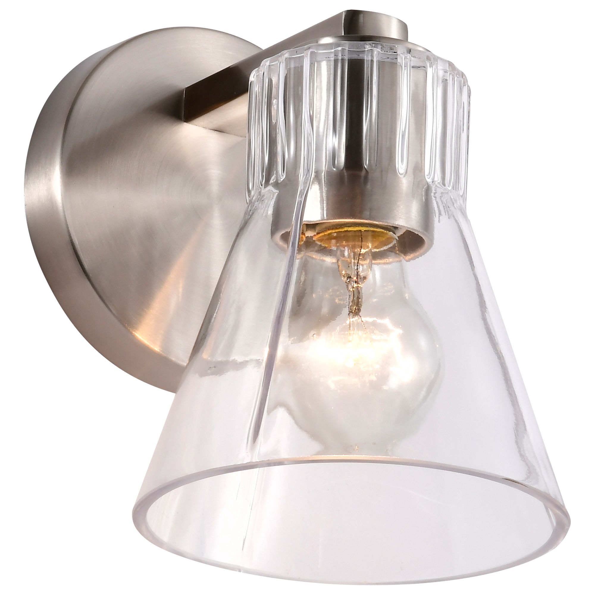 Image 4 Nuvo Gianna 7 1/2" High Brushed Nickel 1 Light Vanity more views